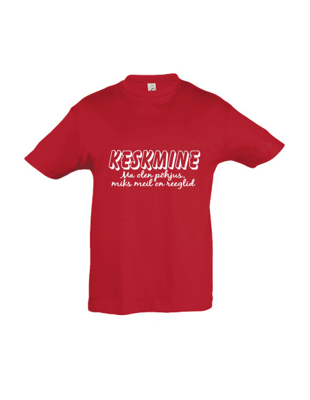 Laste T-särk Keskmine laps