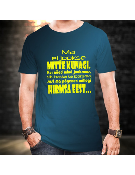 Meeste t-särk Ma ei jookse