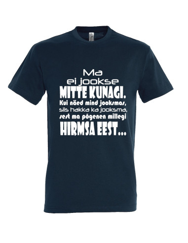 Meeste t-särk Ma ei jookse