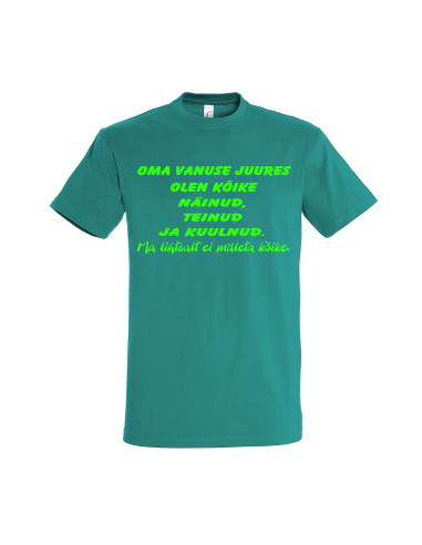 Meeste t-särk Oma vanuse juures