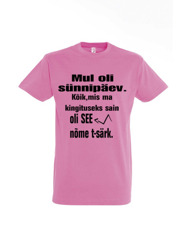 Sünnipäevasärk meestele