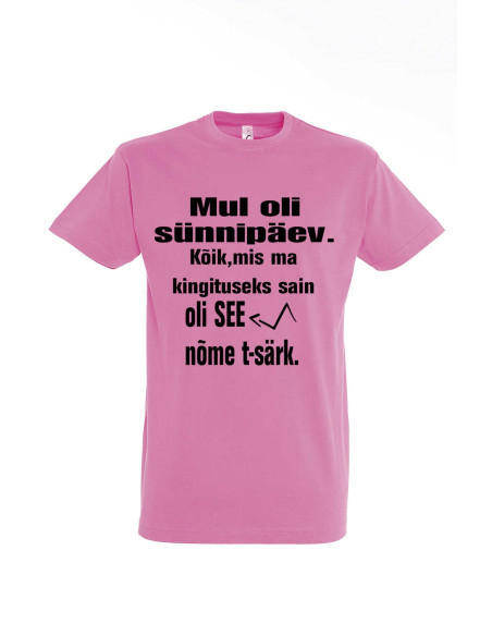 Sünnipäevasärk meestele