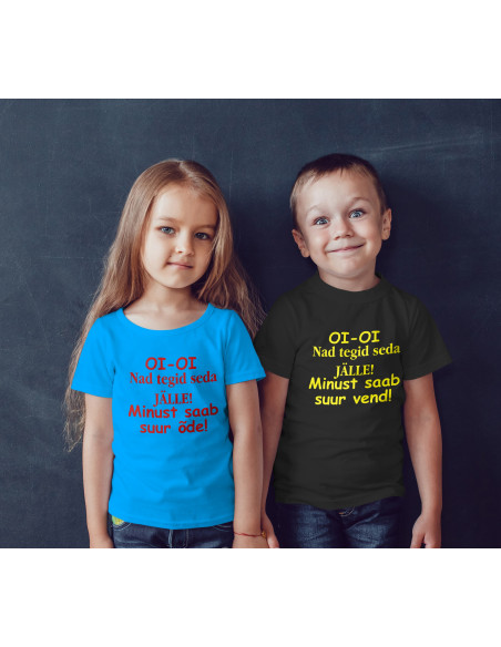Laste T-särk Minust saab suur vend