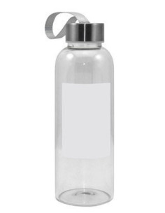 Klaasist  joogipudel  ristkülikukujulise aknaga 420ml 2