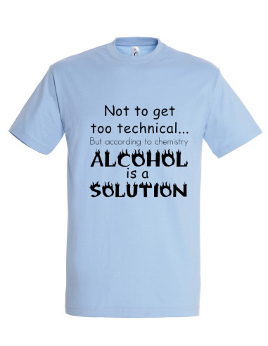 Meeste t-särk Alcohol is a Solution