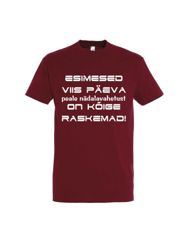 Meeste t-särk Kõige raskemad päevad