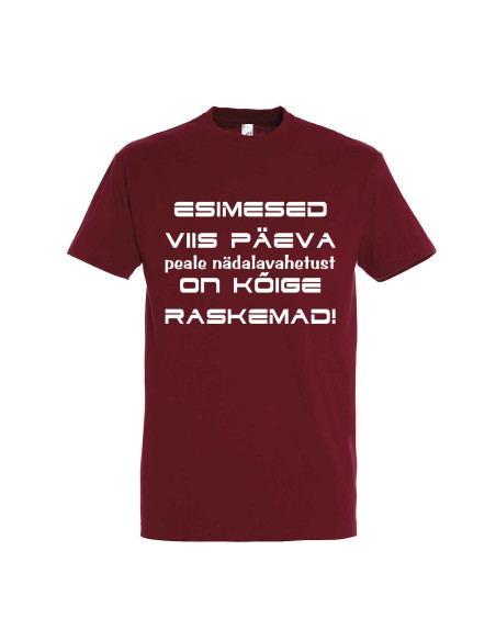 Meeste t-särk Kõige raskemad päevad