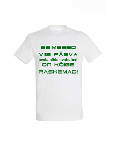 Meeste t-särk Kõige raskemad päevad