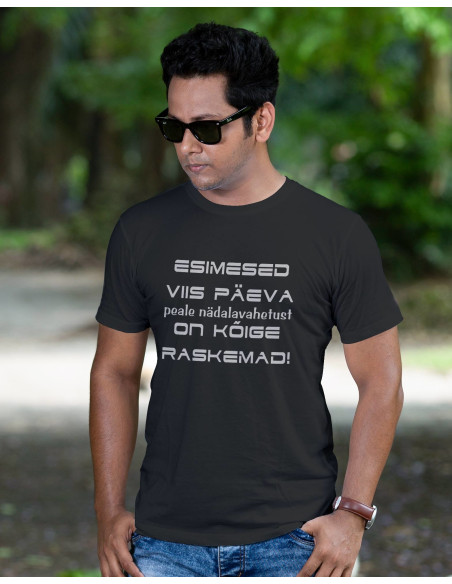 Meeste t-särk Kõige raskemad päevad