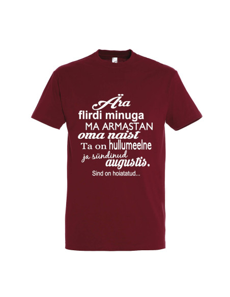 Meeste t-särk Ära flirdi minuga