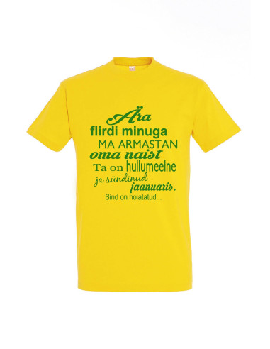 Meeste t-särk Ära flirdi minuga