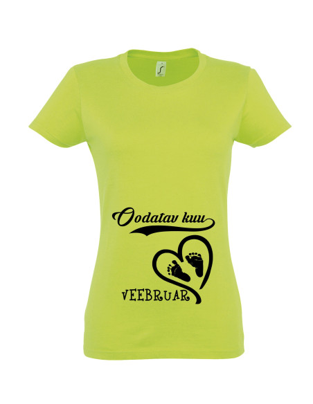 Naiste t-särk Oodatav kuu