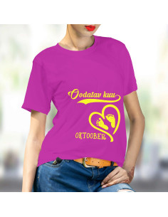 Naiste t-särk Oodatav kuu