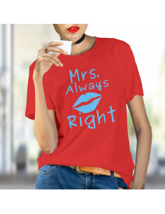 Naiste t-särk Mrs. Always right