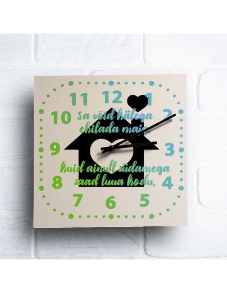 Seinakell "Kodu saab luua südamega"