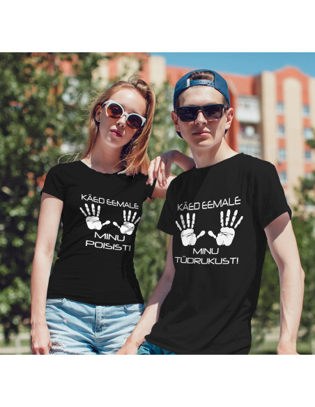 Meeste t-särk Käed eemale minu tüdrukust!