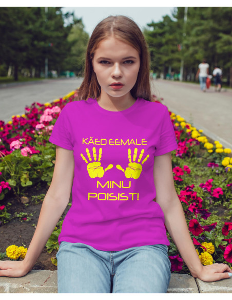 Naiste t-särk Käed eemale minu poisist!