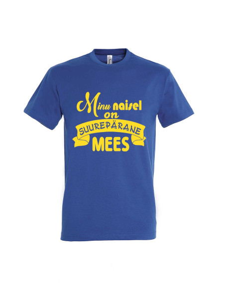 Meeste t-särk Minu naisel on suurepärane mees