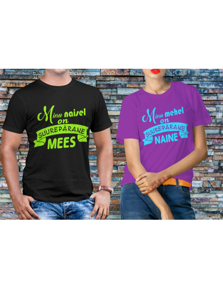 Meeste t-särk Minu naisel on suurepärane mees