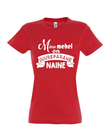 Naiste t-särk Mu mehel on suurepärane naine