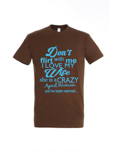 Meeste t-särk Don't flirt with me... 2