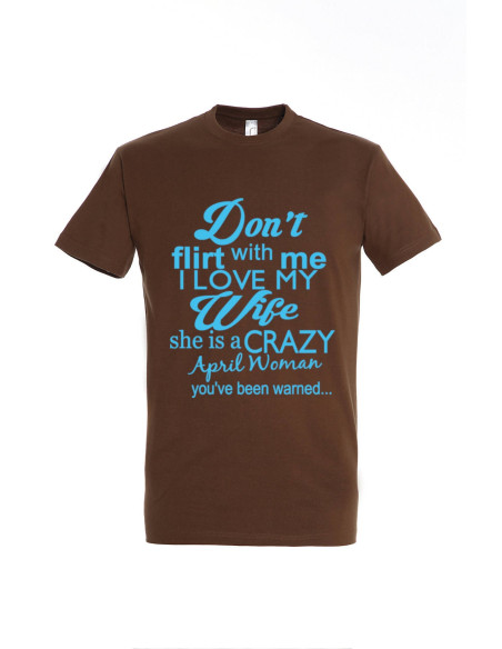 Meeste t-särk Don't flirt with me...