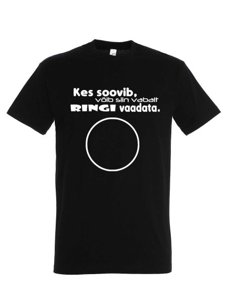 Meeste t-särk Kes soovib, võib siin vabalt ringi vaadata