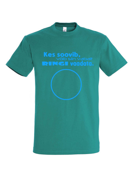 Meeste t-särk Kes soovib, võib siin vabalt ringi vaadata