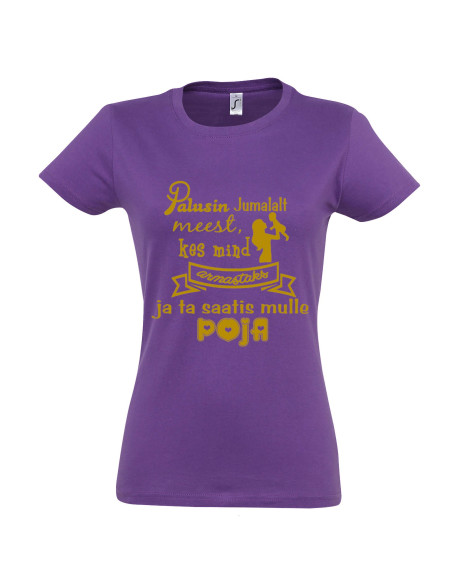 Naiste t-särk Jumal saatis poja