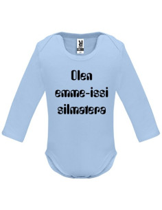 Laste pika varrukaga body Sinu tekstiga 2
