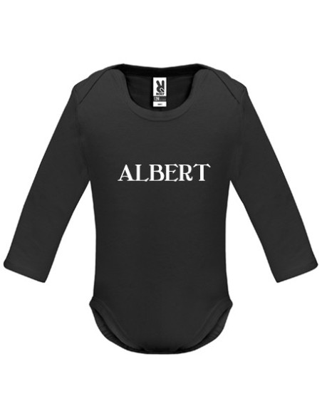 Laste pika varrukaga body Sinu tekstiga