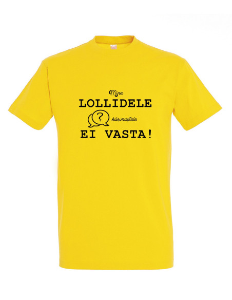 Meeste t-särk Lollid küsimused