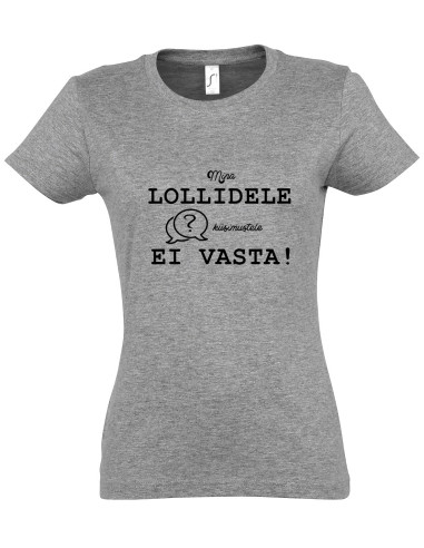 Naiste t-särk Lollid küsimused