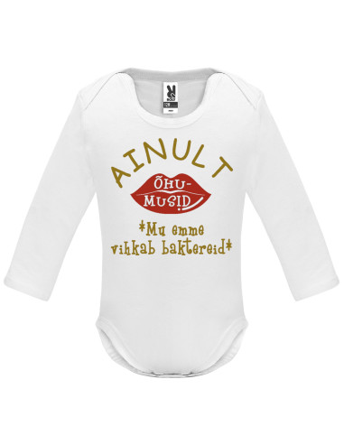 Beebi pika varrukaga body Õhumusid