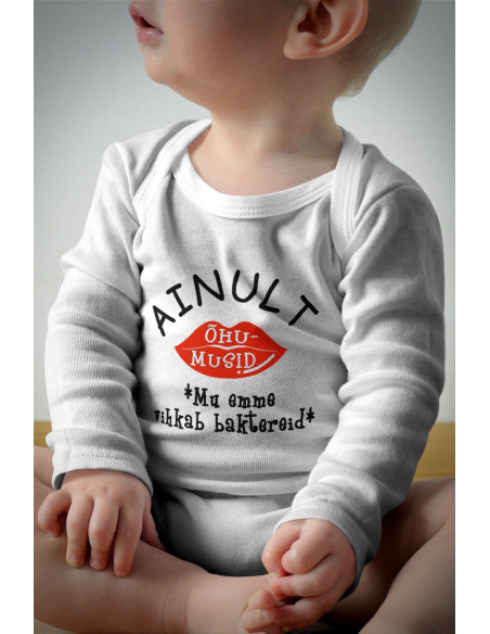 Beebi pika varrukaga body Õhumusid