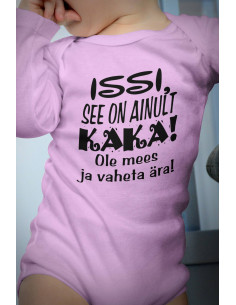 Beebi pika varrukaga body See on ainult kaka