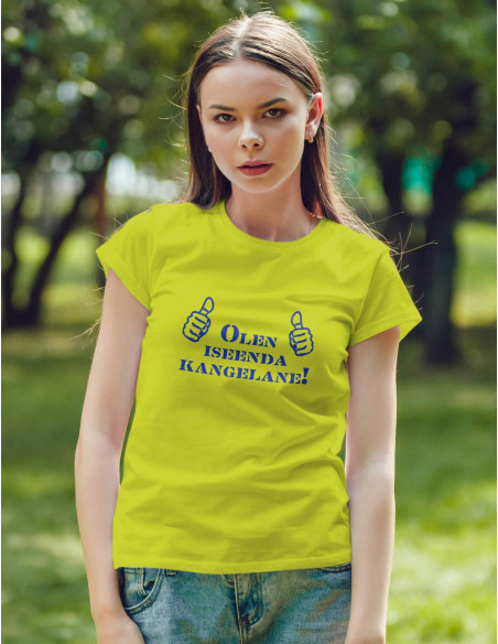 Sportlik naiste t-särk ISEENDA KANGELANE