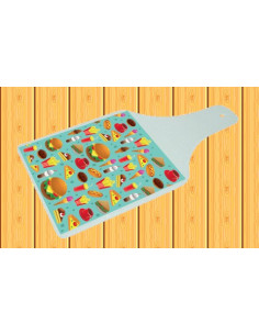 Pudelikujuline klaasist lõikelaud 2