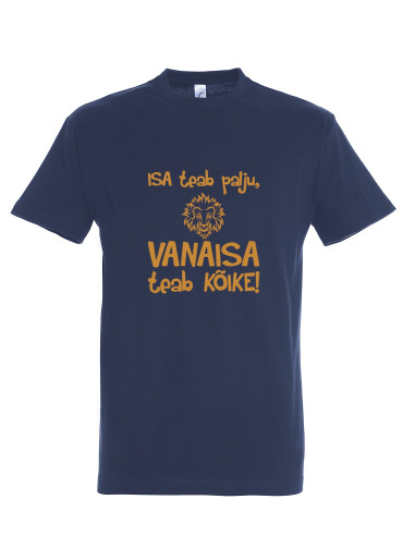 Meeste t-särk Vanaisa teab kõike Meeste t-särk Vanaisa teab kõike