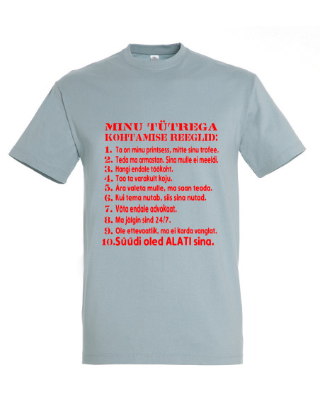 Meeste t-särk Kohtamise reeglid