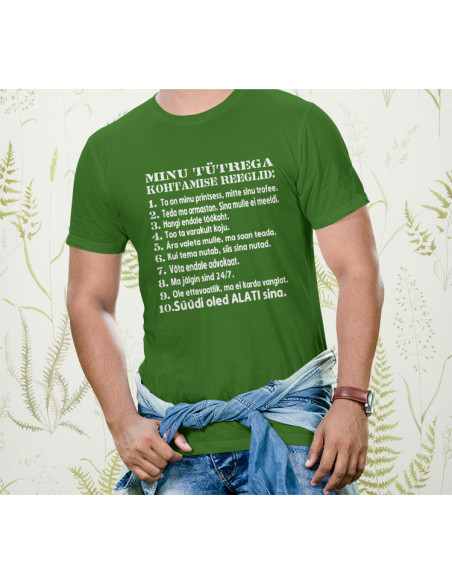 Meeste t-särk Kohtamise reeglid