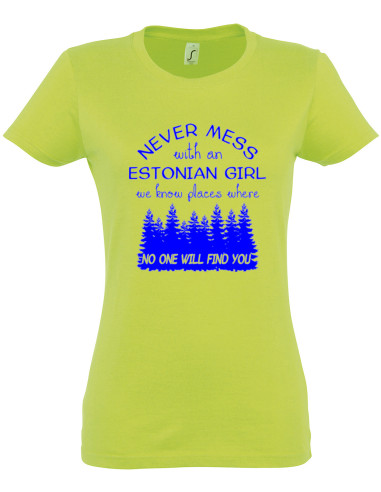 Naiste t-särk Never mess...