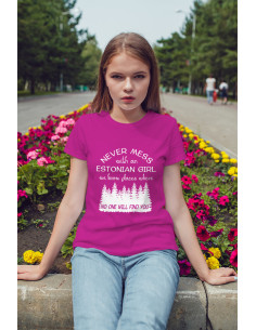 Naiste t-särk Never mess...