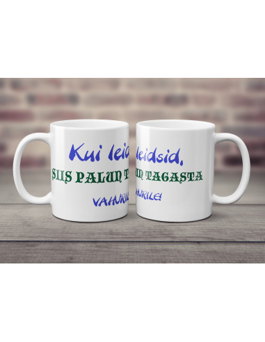 Kruus - Kui leidsid, siis palun tagasta ....