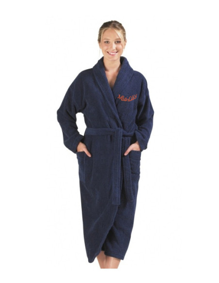 Tikandiga luksulik puuvillane hommikumantel