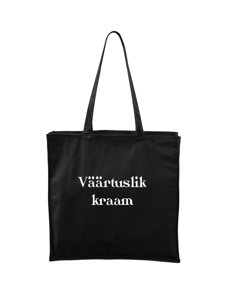 Suur, värviline riidest kott Sinu pildi ja/või tekstiga