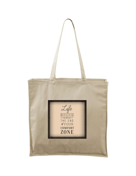 Suur, värviline riidest kott Sinu pildi ja/või tekstiga