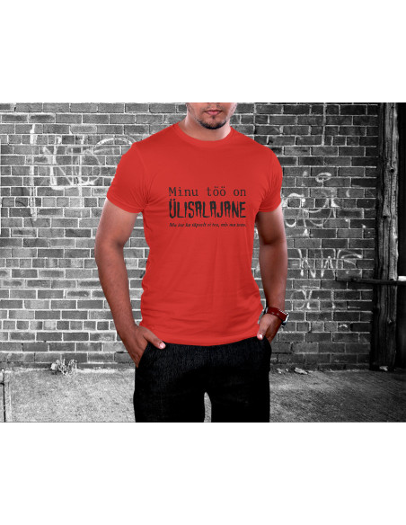 Meeste t-särk Ülisalajane