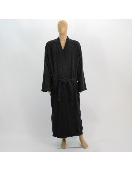 Tikandiga must hommikumantel