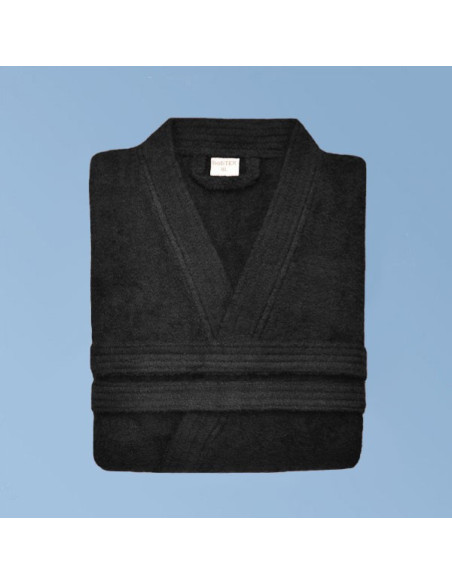 Tikandiga must hommikumantel